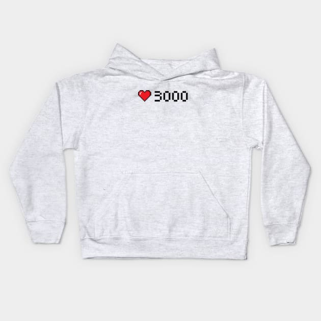 I Love You 3000 Kids Hoodie by Makerlench